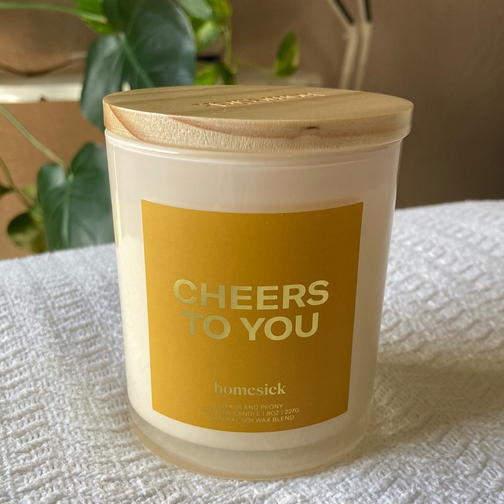 Homesick Cheers to You Candle